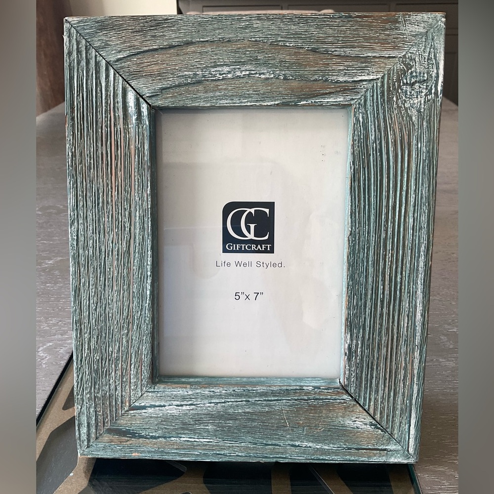 Rustic Wood Picture Frame Accent